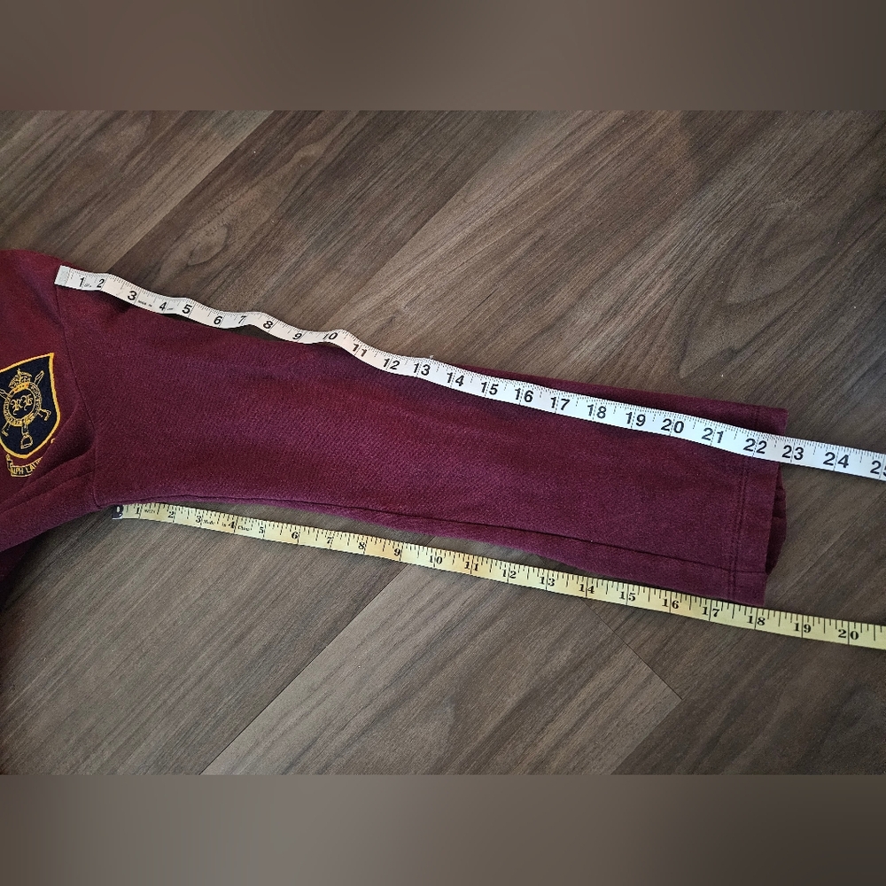 Ralph Lauren Blue Label Burgundy Blazer with Crest Patch - Picture 13 of 13